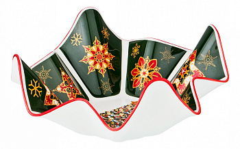 Чаша декоративная (26х26х11 см) Christmas Collection 586-391