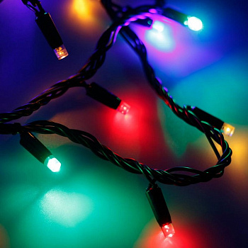 Гирлянда нить [10 м] String ARD-STRING-CLASSIC-10000-BLACK-100LED-LIVE RGB (230V, 7W)