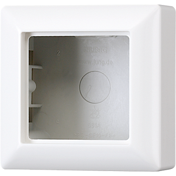 JUNG AS 500 Белая Коробка 1-ая для накладного монтажа