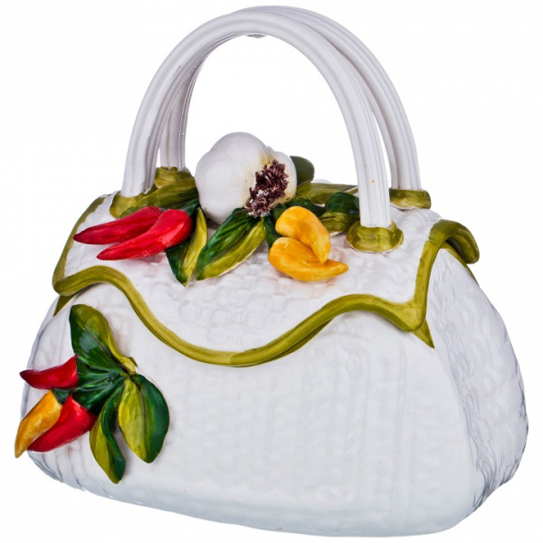 Фигура настольная (25 см) Корзинка с перцем 335-362