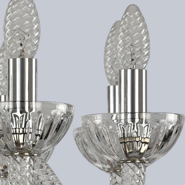 Подвесная люстра Bohemia Ivele Crystal Ivele Crystal 3 1310/8/165 Ni Cl/Clear/M-1H
