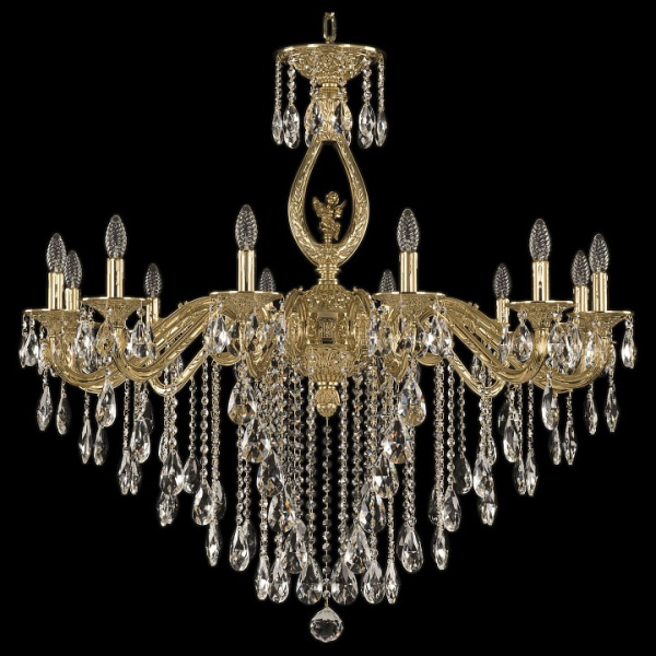 Подвесная люстра Bohemia Ivele Crystal 7102 71402/12/360 B G FA1B