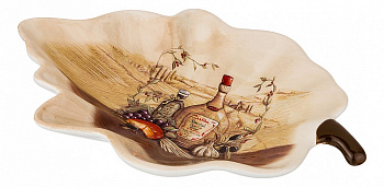 Блюдо декоративное (26.5х18х4.5 см) Сицилия 358-1426