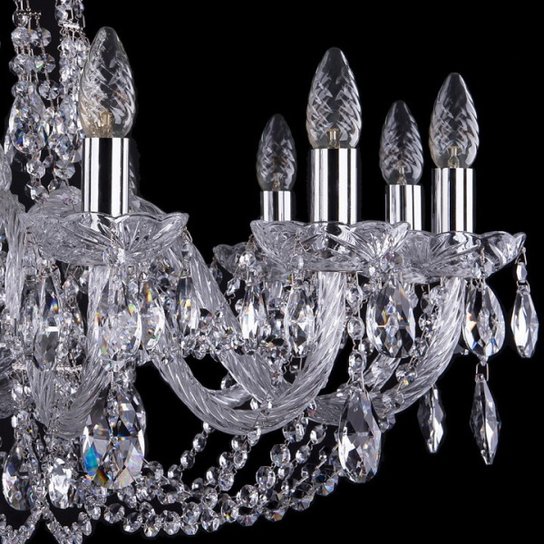 Подвесная люстра Bohemia Ivele Crystal 1406 1406/12/300/Ni