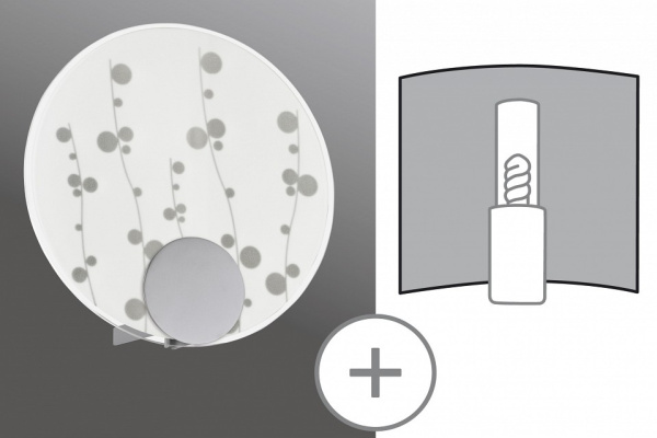 Плафон стеклянный Paulmann W-D Deco 70234
