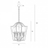 Подвесная люстра Maxlight Glasgow P0323