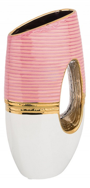 Ваза настольная (15.5х8.5х30 см) Розовая коллекция 699-266