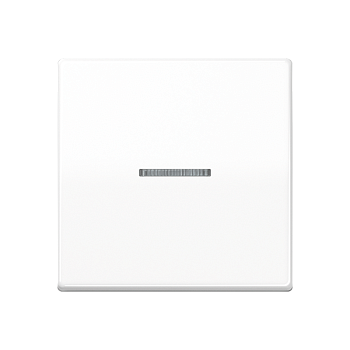 JUNG AS 500 Белая Клавиша 1-ая с/п антибактериальная