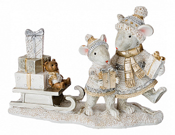 Статуэтка (16x6x11 см) Мышки 162-668
