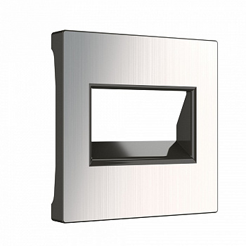 Накладка для розетки RJ11 или RJ45 Werkel  WL02-RJ45+RJ45-CP (глянцевый никель)