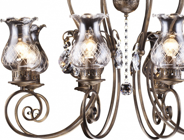 Подвесная люстра Arte Lamp Palermo A2053LM-8BR
