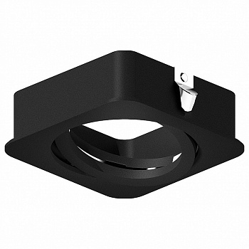 Рамка на 1 светильник Ambrella N771 N7711 SBK черный песок 70*70*H25mm Out2mm MR16