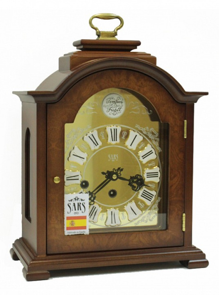 Настольные часы (35x15x38см) SARS 0092-340 Walnut