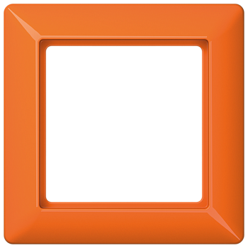 JUNG AS 500 Оранжевая Рамка 1-ая ударопрочная