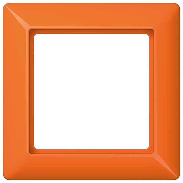 JUNG AS 500 Оранжевая Рамка 1-ая ударопрочная