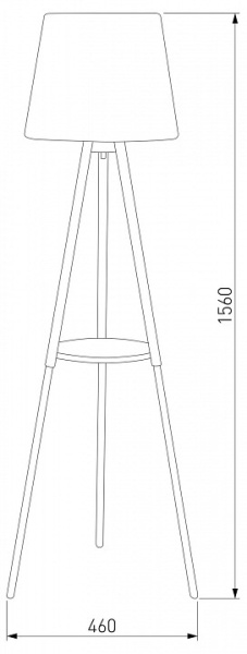 Торшер TK Lighting Vaio 699 Vaio Grey