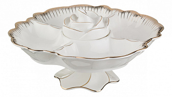 Чаша декоративная (30х30х12 см) Цветочная симфония 590-082