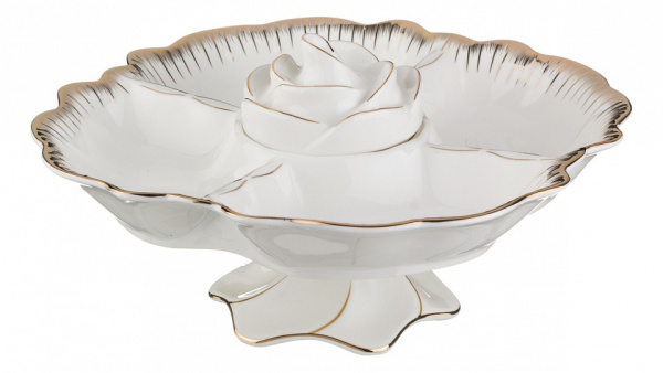 Чаша декоративная (30х30х12 см) Цветочная симфония 590-082