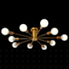 Потолочная люстра Natali Kovaltseva Loft LOFT 79014/10С GOLD