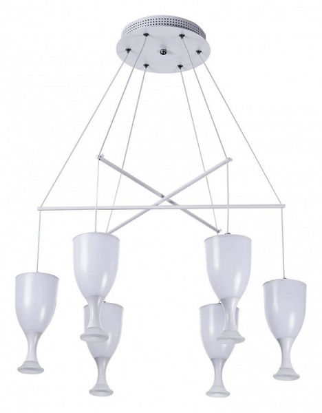 Подвесная люстра LED4U 6409 6409-6 White