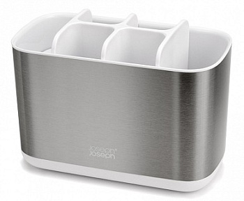 Держатель для зубных щеток (17.5x9.1x12.7 см) EasyStore Steel 70531