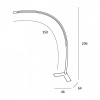 Торшер Maxlight Arc F0043