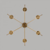 Люстра на штанге Eurosvet Anders 60142/6 латунь