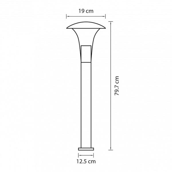 Наземный низкий светильник Lightstar Arroto 378737