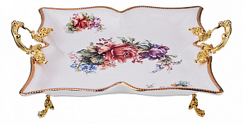 Блюдо декоративное (32.8х32.8х3.8 см) Верона 163-356