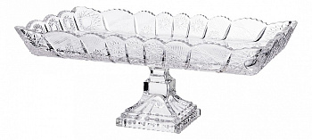 Блюдо декоративное (29.5х17х12 см) Muza Crystal 695-032