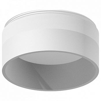 Рамка на 1 светильник Ambrella N622 N6228 SWH/FR белый песок/белый матовый D60*H40mm Out25mm MR16