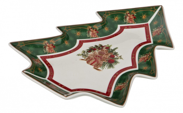 Блюдо декоративное (26х21х3 см) Christmas Collection 586-285