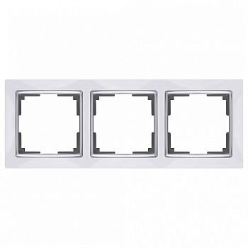 Рамка на 3 поста Werkel Snabb WL03-Frame-03-white