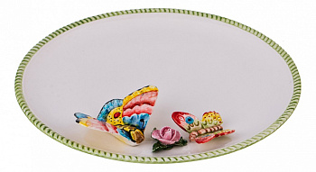 Блюдо декоративное (30х4 см) Бабочка 628-662