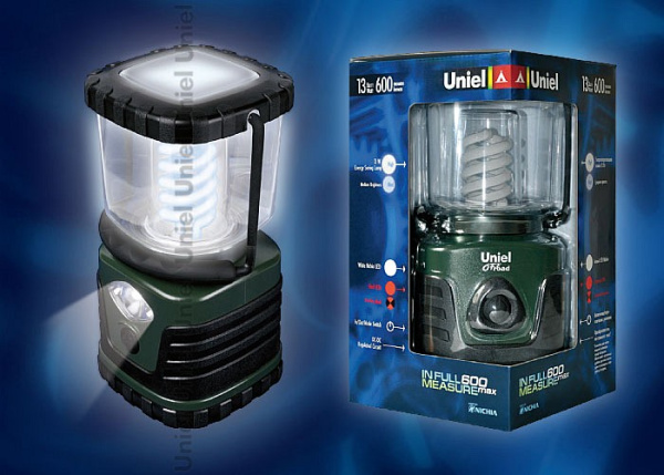 Фонарь кемпинговый Uniel Premium актив 3816