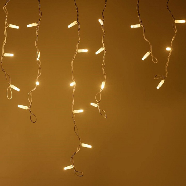 Бахрома световая [2.4x0.6 м] Edge ARD-EDGE-CLASSIC-2400x600-WHITE-88LED-STD WARM (230V, 6W)