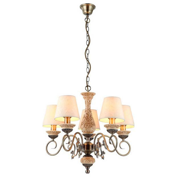Подвесная люстра Arte Lamp Ivory A9070LM-5AB