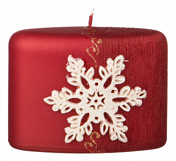 Свеча декоративная (12x9x6 см) Снежинка 348-590