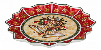 Блюдо декоративное (38х4 см) Christmas Collection 586-183