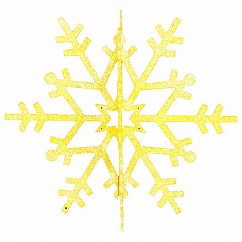 Елочная игрушка [31 см] Снежинка резная 3D 502-341