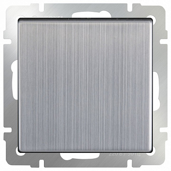 Выключатель одноклавишный без рамки Werkel Глянцевый никель WL02-SW-1G