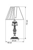 Настольная лампа декоративная Osgona Ampollo 786912