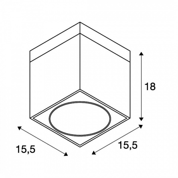 Накладной светильник SLV Kardamod 117121