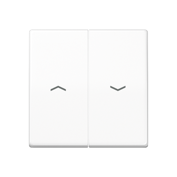 JUNG AS 500 Белая Клавиша 2-ая жалюзийная антибактериальная