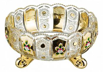 Чаша декоративная (25x13 см) Lefard Gold Glass 195-102