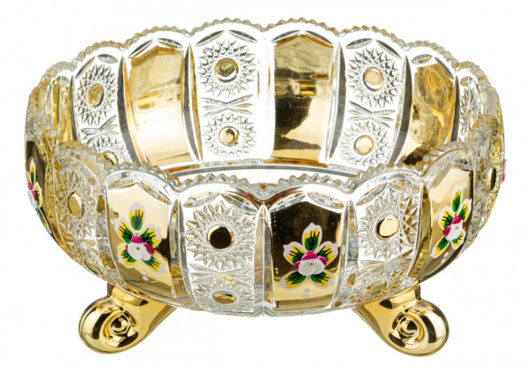 Чаша декоративная (25x13 см) Lefard Gold Glass 195-102
