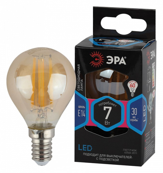 Лампа светодиодная Эра F-LED E14 7Вт 4000K Б0047018