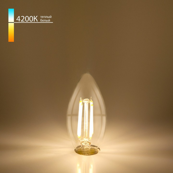 Лампа светодиодная Elektrostandard Свеча F E14 7Вт 4200K a049116