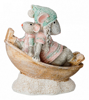 Статуэтка (10x5.5x10.5 см) Мышки 162-683