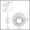 Накладной светильник Odeon Light Donde 3866/10WL